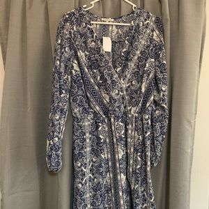 Long Sleeve Dress- Charlotte Russe